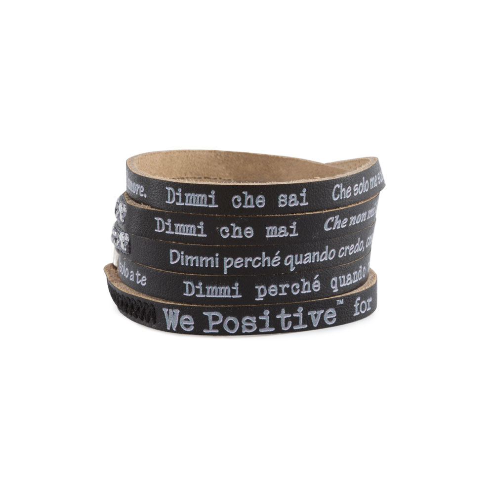Bracelet Il Volo Grande Amore - Black Swarovski Bracelet - Image 2