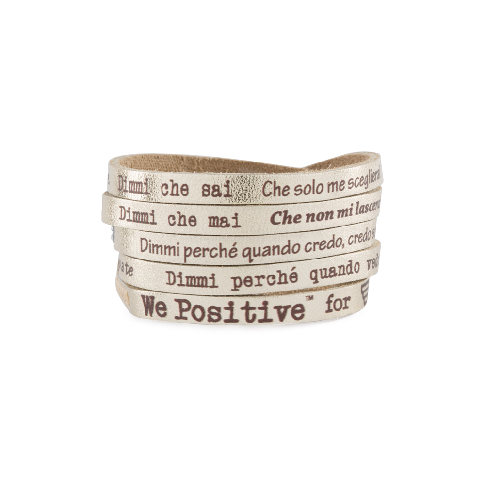 Bracelet Il Volo Grande Amore - Gold Swarovski Bracelet - Image 2